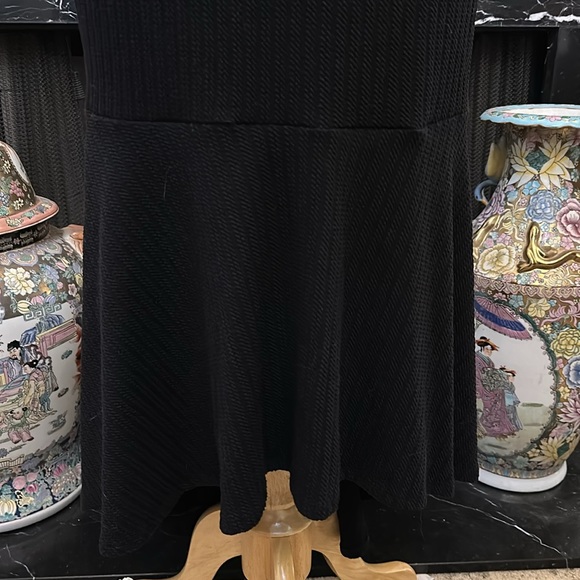 NWT “Culture Code” black hi-lo mermaid scoop neck sleeveless dress - Picture 3 of 7